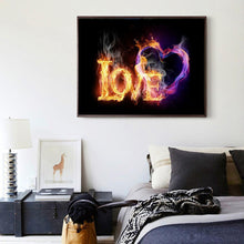 Charger l'image dans la galerie, Fantasy love - diamant rond complet - 40x30cm
