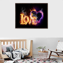 Charger l'image dans la galerie, Fantasy love - diamant rond complet - 40x30cm