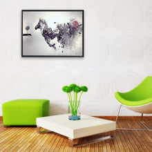 Charger l'image dans la galerie, Cheval créatif - diamant rond complet - 40x30cm