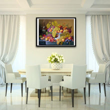 Charger l'image dans la galerie, Une assiette de fruits ? - diamant rond complet - 30x40cm