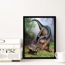 Charger l'image dans la galerie, Dinosaure - diamant rond complet - 30x40cm