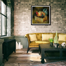 Charger l'image dans la galerie, Poulet de ferme - diamant rond complet - 30x30cm