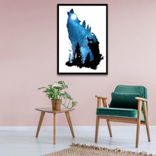 Charger l'image dans la galerie, Loup de nouveauté - peinture de diamant complète - 40x30cm