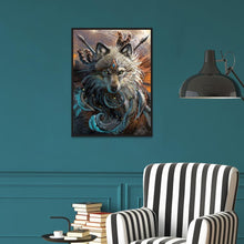 Charger l'image dans la galerie, Loup - peinture en diamant complet - 40x30cm