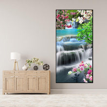 Charger l'image dans la galerie, Chute d’eau - peinture complète en diamant - 85x45cm