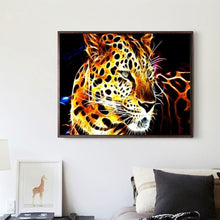 Charger l'image dans la galerie, Tigre d’éclairage - diamant rond complet - 40x30cm