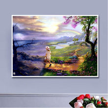 Charger l'image dans la galerie, Vue fantastique - diamant rond complet - 40x30cm