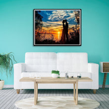 Charger l'image dans la galerie, Amant de coucher du soleil - peinture complète de diamant - 40x30cm