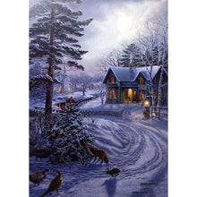 Charger l'image dans la galerie, Paysage de neige - peinture complète de diamant - 30x40cm