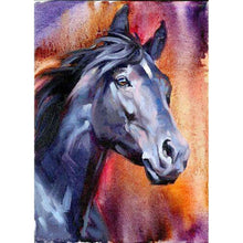 Charger l'image dans la galerie, Cheval - diamant rond complet - 30x40cm