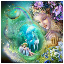 Charger l'image dans la galerie, Beauté de nouveauté - diamant rond complet - 30x30cm