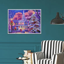 Charger l'image dans la galerie, BOÎTE LUMINEUSE DE CHÂTEAU DE FANTAISIE DE LED - diamant rond complet -