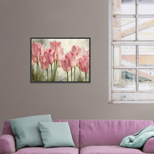 Charger l'image dans la galerie, Fleur rose - diamant rond complet - 40x30cm