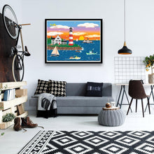 Charger l'image dans la galerie, Paysage - diamant rond complet - 40x30cm