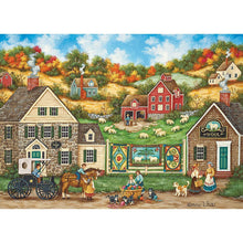 Charger l'image dans la galerie, Vue de village - peinture complète de diamant - 40x30cm