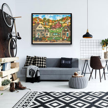 Charger l'image dans la galerie, Vue de village - peinture complète de diamant - 40x30cm