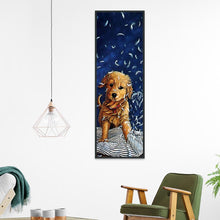 Charger l'image dans la galerie, Chien - diamant rond complet - 20x50cm