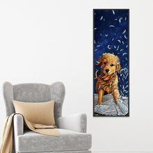 Charger l'image dans la galerie, Chien - diamant rond complet - 20x50cm