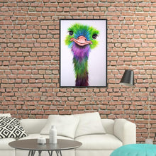 Charger l'image dans la galerie, Autruche - diamant rond complet - 30x40cm