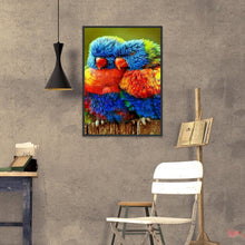 Charger l'image dans la galerie, Perroquet - diamant rond complet - 30x40cm