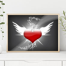 Charger l'image dans la galerie, Amour créatif - diamant rond complet - 40x30cm