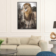 Charger l'image dans la galerie, Lion désert - diamant rond complet - 40x30cm