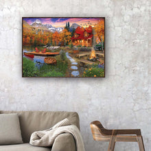 Charger l'image dans la galerie, Paysage - diamant rond complet - 30x40cm