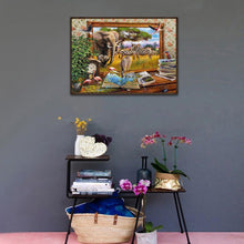 Charger l'image dans la galerie, Animaux - diamant rond complet - 30x40cm