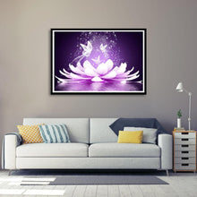 Charger l'image dans la galerie, Fleur de fantaisie - diamant rond complet - 40x30cm