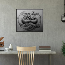 Charger l'image dans la galerie, Ne perdez jamais espoir - diamant rond complet - 30x40cm