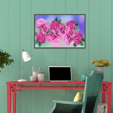 Charger l'image dans la galerie, Fleur - diamant rond complet - 30x40cm