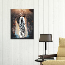 Charger l'image dans la galerie, Tigre de chat - diamant rond complet - 40x30cm