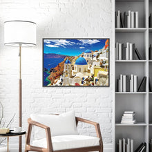 Charger l'image dans la galerie, Santorin - diamant rond complet - 40x30cm