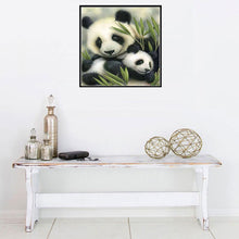 Charger l'image dans la galerie, Panda mignon - diamant rond complet - 30x30cm