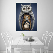 Charger l'image dans la galerie, Famille d’oiseaux - diamant rond complet -