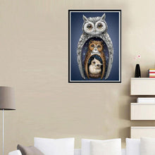 Charger l'image dans la galerie, Famille d’oiseaux - diamant rond complet -