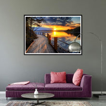 Charger l'image dans la galerie, Sunset river - peinture diamant pleine - 40x30cm