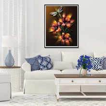 Charger l'image dans la galerie, Fleurs fleuries - diamant rond complet - 40x30cm