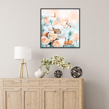 Charger l'image dans la galerie, Fleur - diamant rond complet - 30x30cm