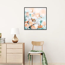 Charger l'image dans la galerie, Fleur - diamant rond complet - 30x30cm