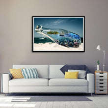 Charger l'image dans la galerie, Drift bottle world - peinture diamant pleine - 40x30cm