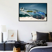 Charger l'image dans la galerie, Drift bottle world - peinture diamant pleine - 40x30cm