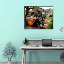 Charger l'image dans la galerie, Instrument de musique - diamant rond complet - 30x40cm