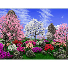 Charger l'image dans la galerie, Affichage de l’arbre - diamant rond complet - 40x30cm