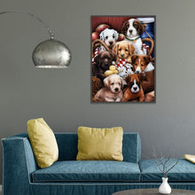 Charger l'image dans la galerie, Chien - diamant rond complet - 30x40cm