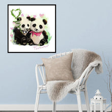 Charger l'image dans la galerie, Panda love - diamant rond complet - 25x25cm