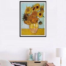 Charger l'image dans la galerie, Tournesols - diamant rond complet - 30x40cm