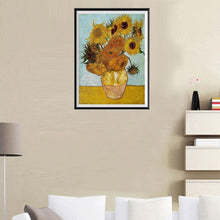 Charger l'image dans la galerie, Tournesols - diamant rond complet - 30x40cm