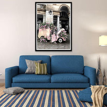 Charger l'image dans la galerie, Fleurs voiture - diamant rond complet - 40x30cm