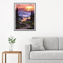 Charger l'image dans la galerie, Vue fantastique - diamant rond complet - 40x30cm